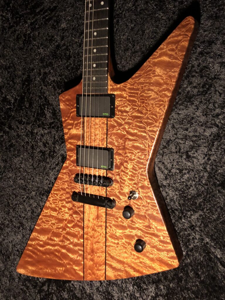 Custom Explorer guitar